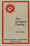 Florida Institute of Technology Graduate Catalog 1974-1976
