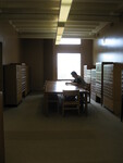 2009 Third Floor Table and Card Catalogs by Evans Library